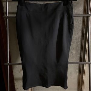 Gucci Black Spandex Pencil Skirt
